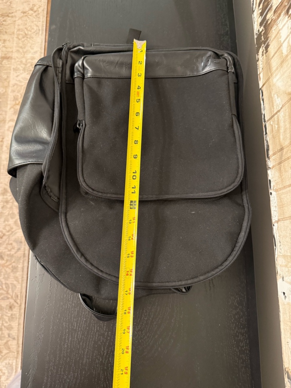 BEIS Black Everyday Backpack - Picture 15 of 16